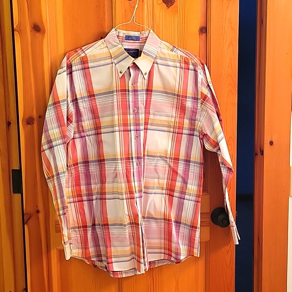 Pendleton cotton plaid shirt